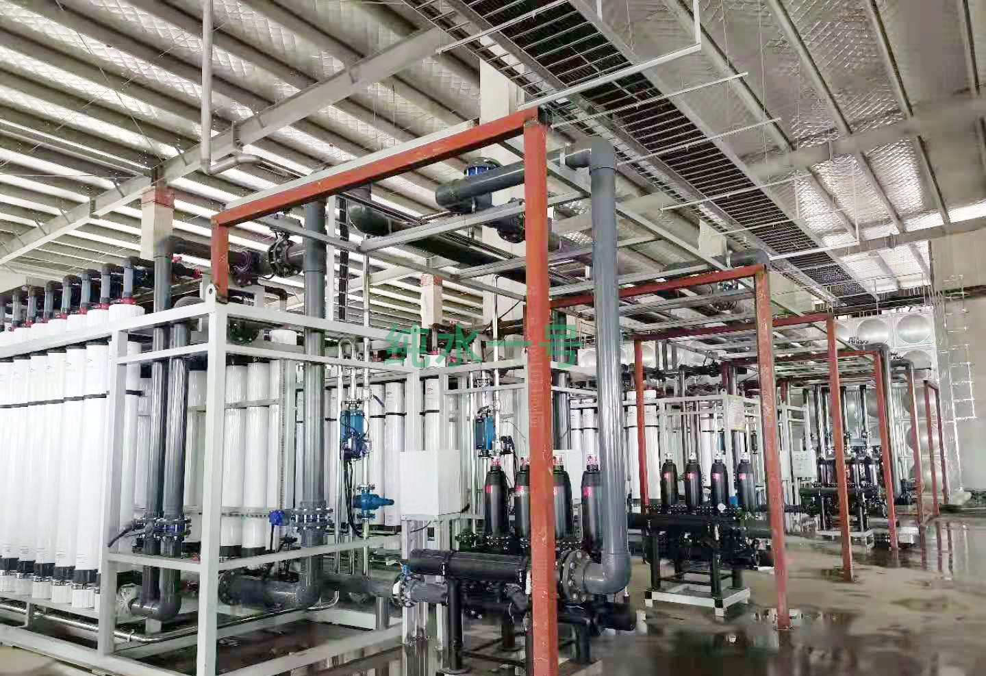 奮戰(zhàn)15天，我司承建的廣東珠海某項目200T/H超純水項目實現(xiàn)分段產(chǎn)水